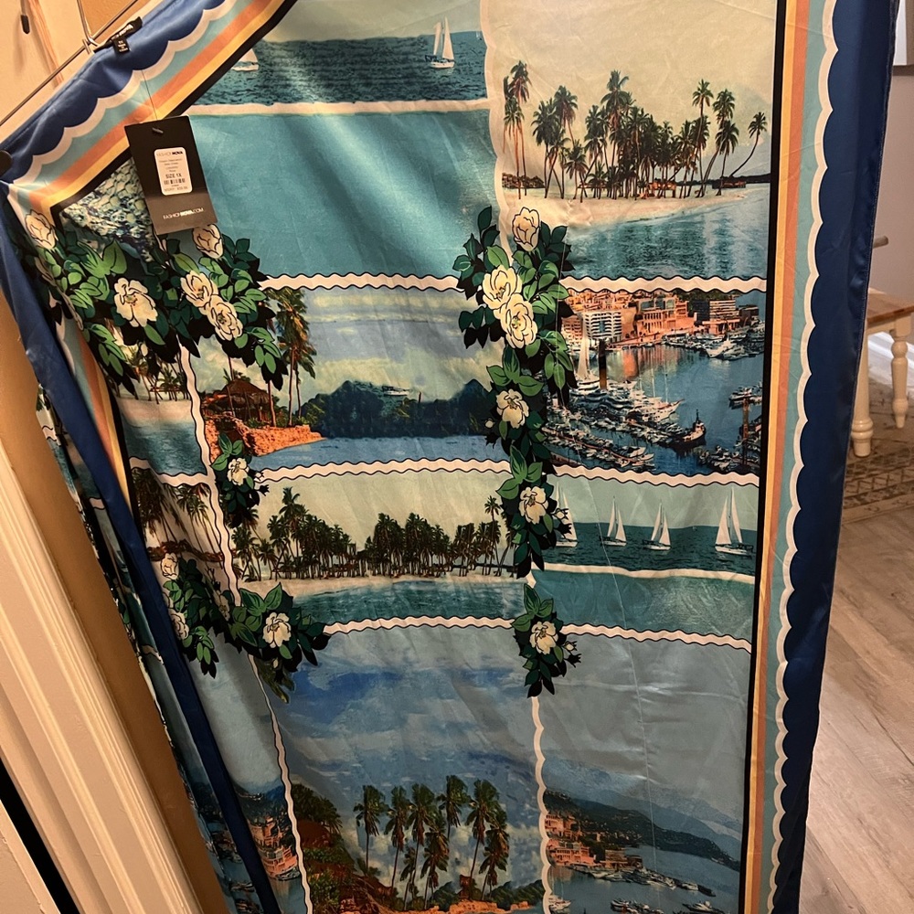 Hawaiian print serape
